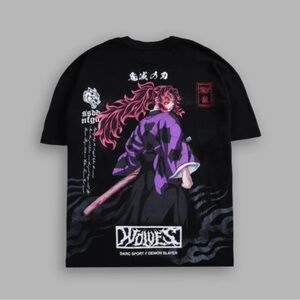 Darc Sport x Demon Slayer (6 Eyes) Kokushibo Premium Oversized Tee - Men's 2XL